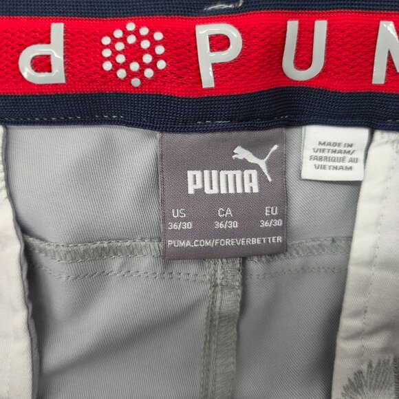Puma Blkack Gray Performance Stretch Lightweight Golf  Pants Mens W 36 L 30 4 of - Picture 8 of 15